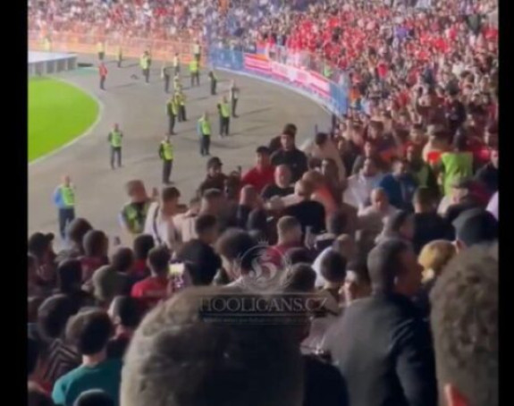 Tuča navijača na utakmici Armenija – Hrvatska (VIDEO)
