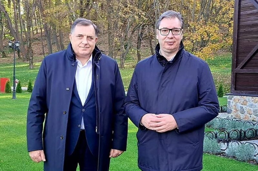 Vučić ugostio Dodika u Beogradu. O čemu su pričali dva sata?