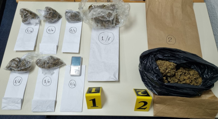 Bijeljina: Pronađen kilogram droge, uhapšen muškarac