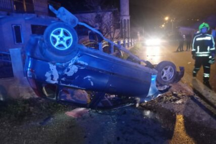 Бањалука: Судар аутомобила, једна особа повријеђена