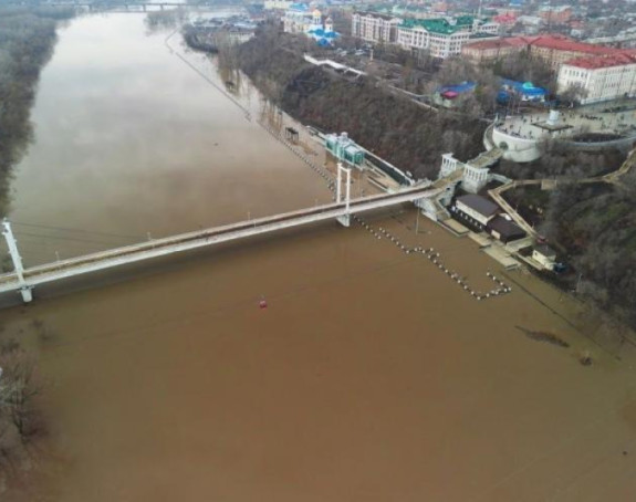 Ниво Урала у Оренбургу повећао се на 1.183 цм