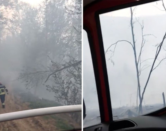Veliki požar kod Kotor Varoša, vjetar otežava gašenje