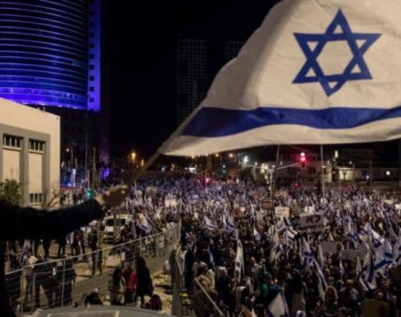Protest hiljade demonstranata na ulicama Tel Aviva