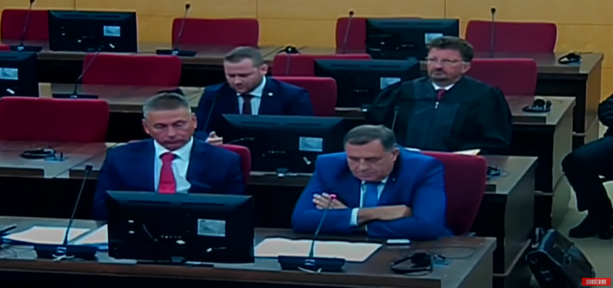 Milorad Dodik i Miloš Lukić stigli u Sud BiH