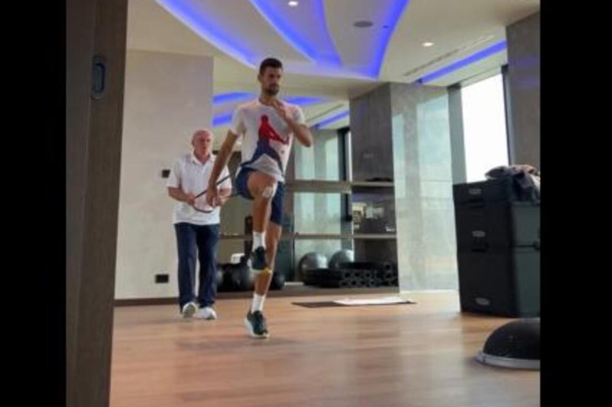 Novak Đoković podijelio snimak sa treninga