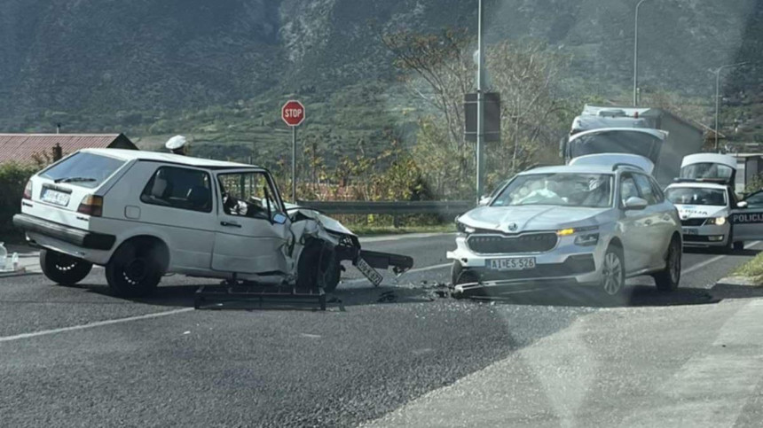 Saobraćajna nezgoda kod Mostara: Ima povrijeđenih