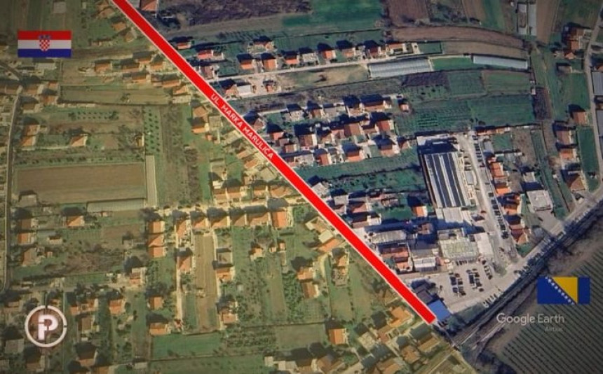 Проблеми становника улице која је и граница ХР и БиХ