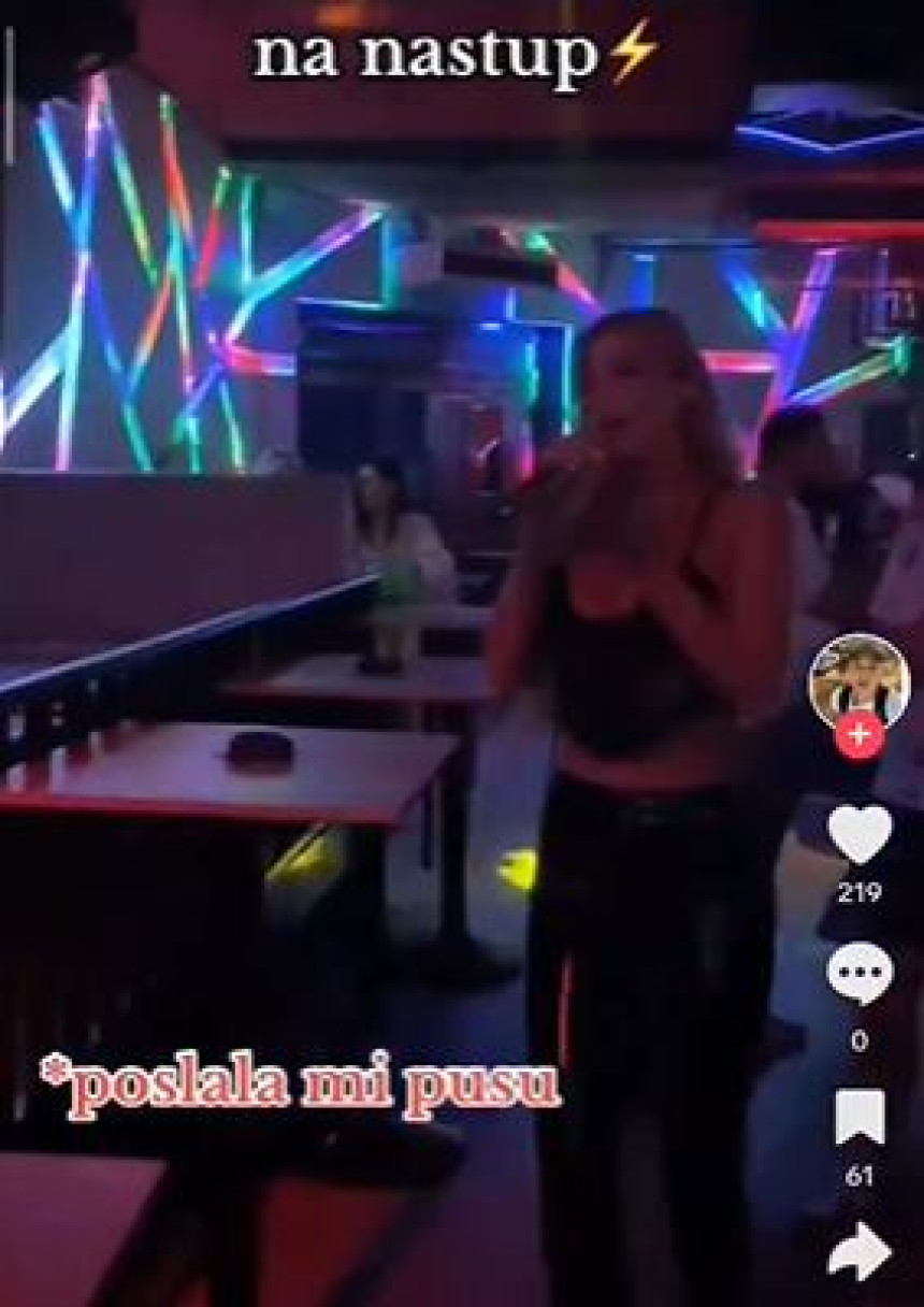 Српска пјевачица наступала у клубу пред 15-так људи