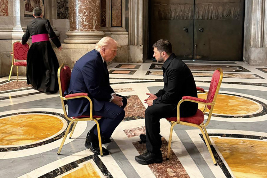 Zelenski: Na papinoj sahrani najbolji sastanak