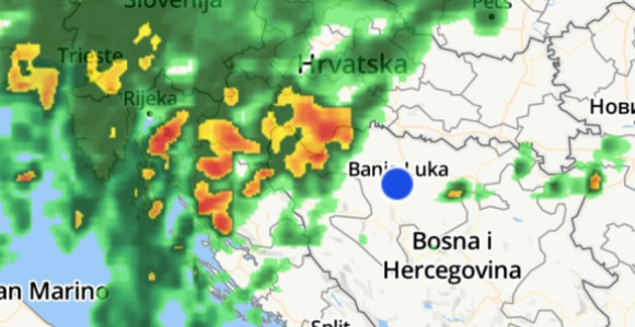 Након топлог дана стиже поново промјена времена