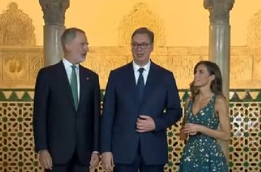 Vučić na gala večeri kod španskog kralja i kraljice