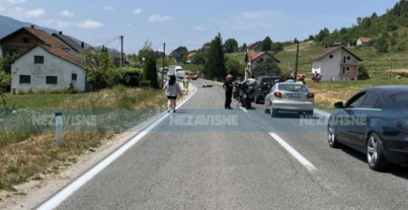 Udes kod Mrkonjić Grada, povrijeđen motociklista iz BL