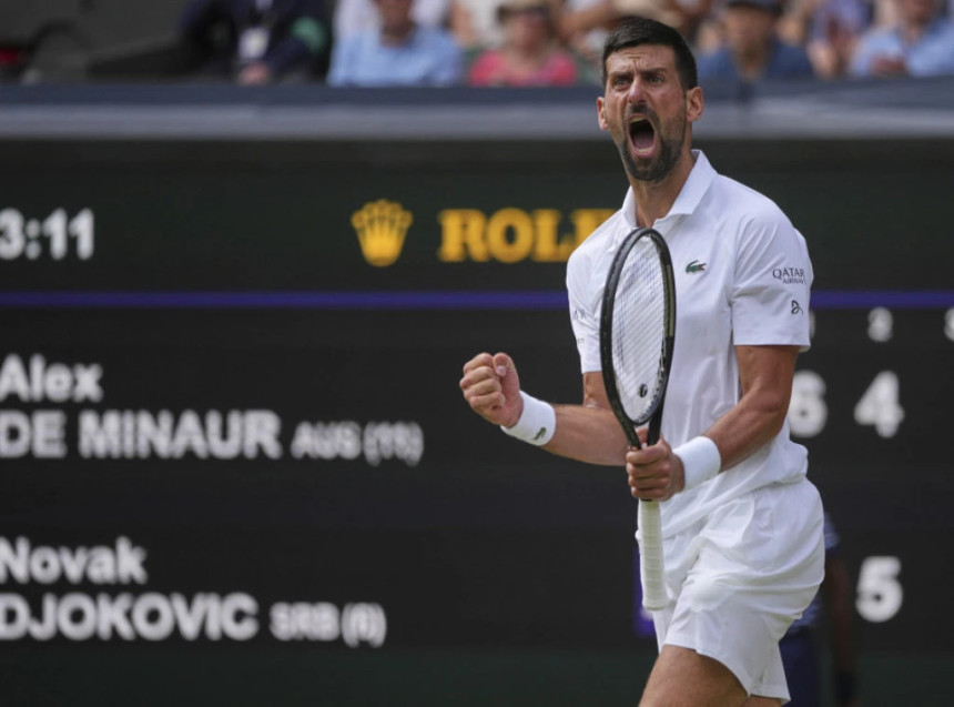 Nole u četvrtfinalu Vimbldona, pobijedio De Minora