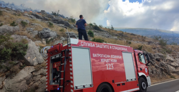Bekan: Situacija na požarištu oko Trebinja je stabilna