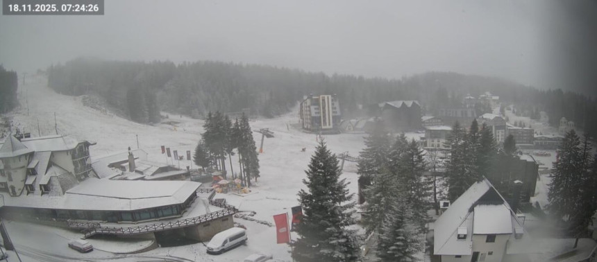 Počeo padati snijeg na Bjelašnici, Jahorini i Vlašiću