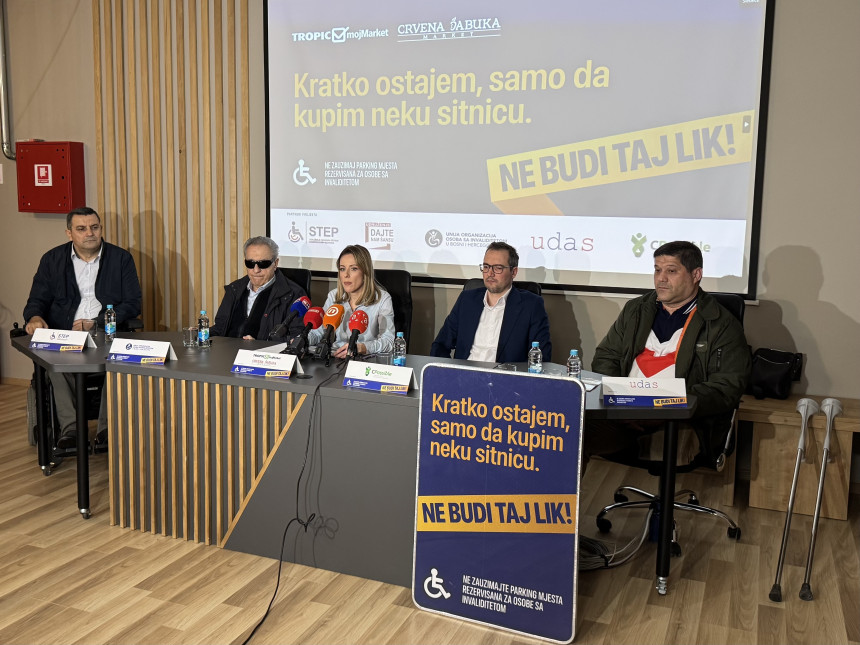 Тропиц Малопродаја и удружења особа са инвалидитетом покрећу прву велику кампању у ретаил сектору у БиХ за заштиту паркинг мјеста
