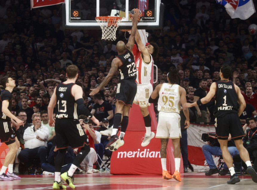 Бајерн побиједио Црвену Звезду у 30. колу Евролиге
