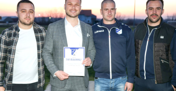 Станивуковић у посјети ФК Мајевица у Забрђу код Угљевика