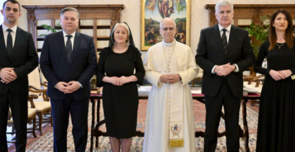 Кришто и Човић код папе: Позвали га да посјети БиХ и Мостар