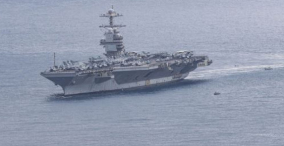 Највећи носач авиона на свијету "Џералд Форд" стигао у Сплит