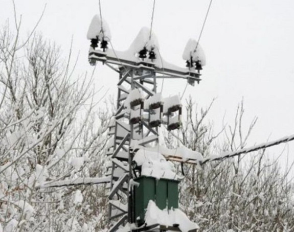 Elektrokrajina: Kvarovi na dalekovodima zbog snijega