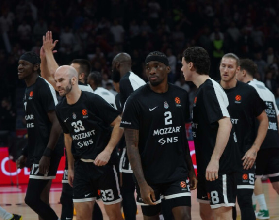 Košarkaši Partizana poraženi od Efesa u 36. kolu Evrolige