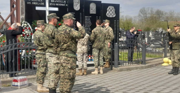 Модрича: Годишњица оснивања 105. бригаде ХВО
