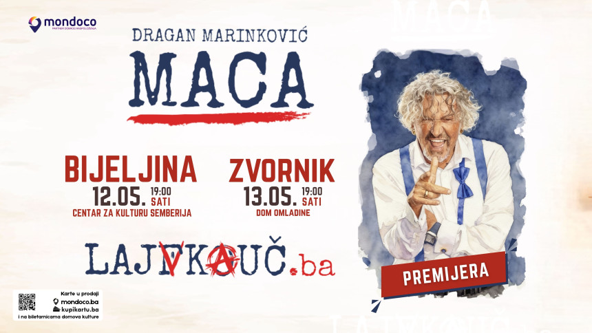 Нова хит представа Драгана Маринковића Маце у Бијељини