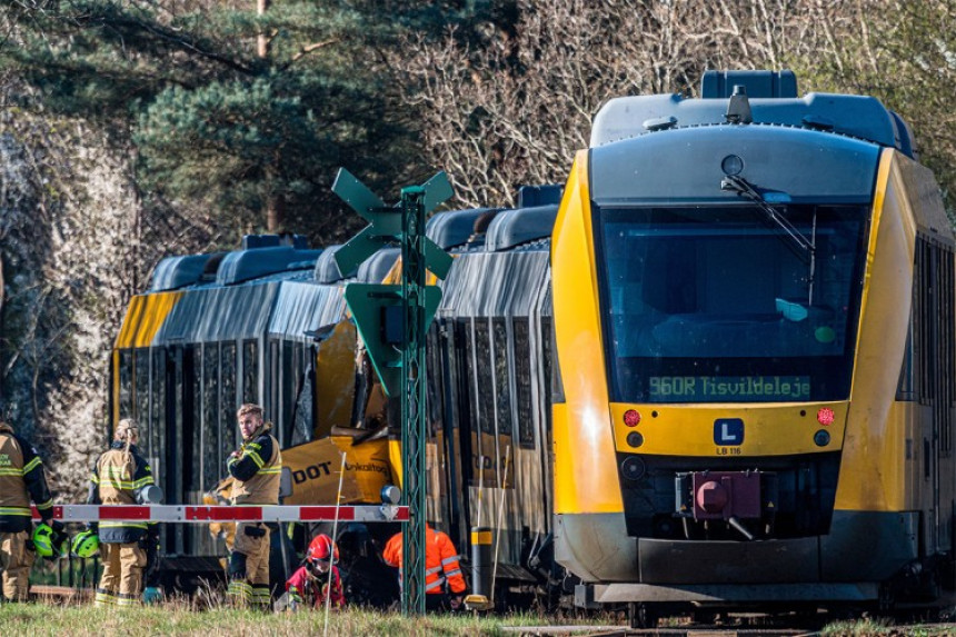 Danska: Težak sudar vozova, više osoba u kritičnom stanju