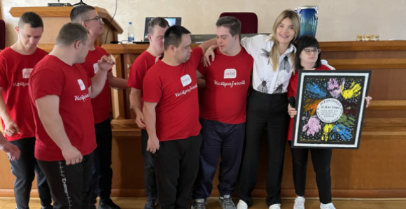 Jelena Trivan uz Međunarodni institut za Down syndrome „Lazaro“