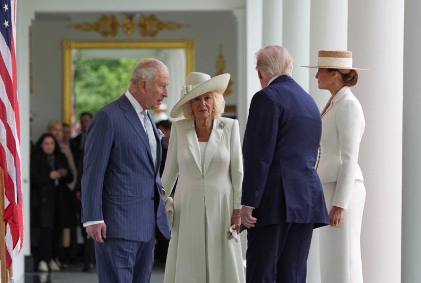 Šta je kralj Čarls poklonio Trampu tokom posjete?