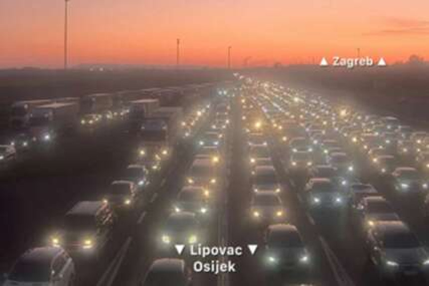 Хаос на хрватским путевима: Колона чак 15 километара