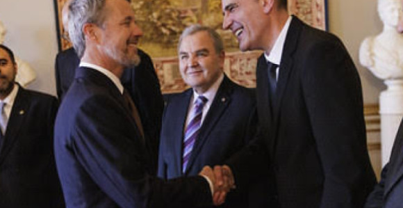 Darko Babalj u Kopenhagenu, na prijemu i danski kralj