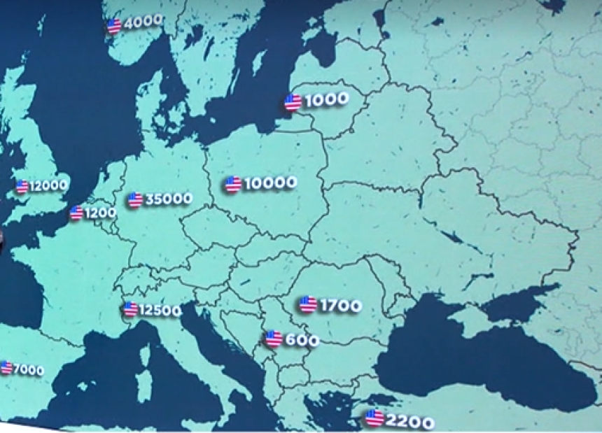 Gdje se nalaze najvažnije američke baze u Evropi?