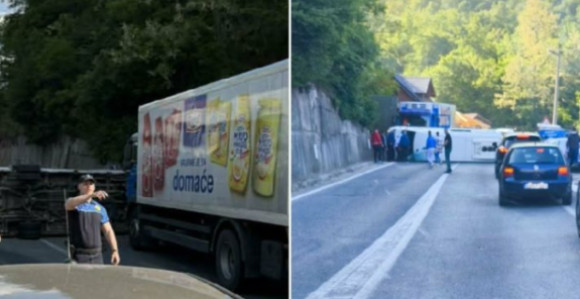 Težak udes na putu Konjic - Jablanica, blokiran saobraćaj