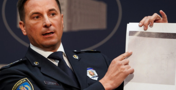 Pretres stana i službenih prostorija Veselina Milića
