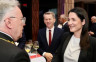 Jelena Trivić na prijemu kod ruskog ambasadora