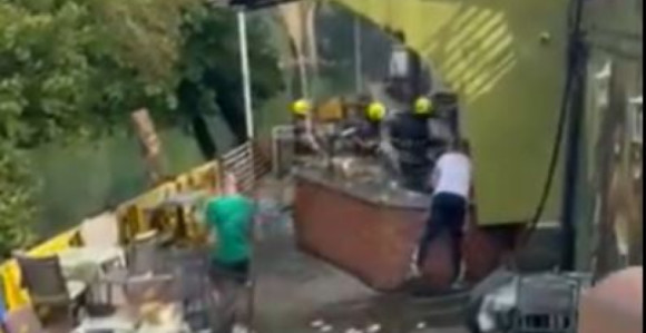 Banjaluka: Požar u restoranu, plinska boca eksplodirala?