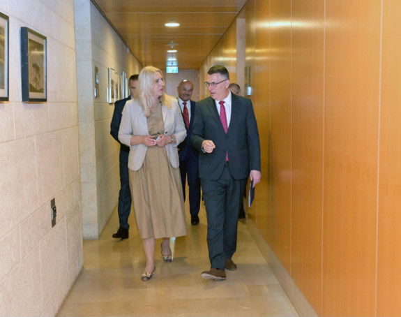 Cvijanovićeva sa Gideonom Sarom o stanju u BiH