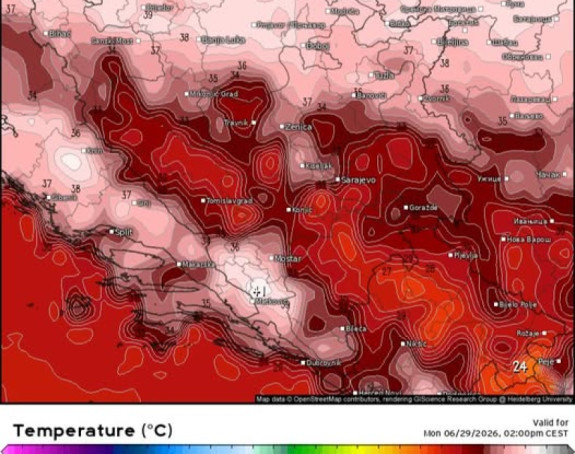 Paklene vrućine: Uskoro 42 stepena i tropske noći