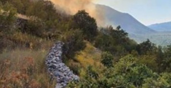 Trebinje: Vatra prijeti kućama, situacija pod kontrolom