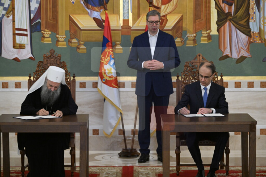Потписан Уговор за завршне радове на Храму Светог Саве