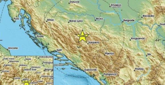 Zatreslo se tlo: Jak zemljotres pogodio područje BiH