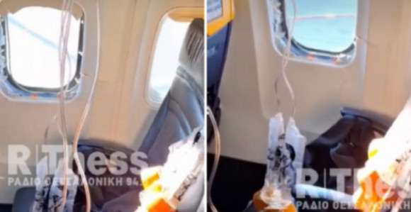 Supruga ga spasila da kroz prozor ne ispadne iz aviona