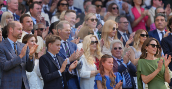 Princ Vilijam i princeza Kejt na finalu Vimbldona