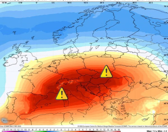Čeka nas pakleni avgust, temperature idu preko 40°C