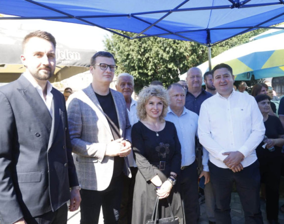Božović na slavi Hrama Svetog proroka Ilije u Janji