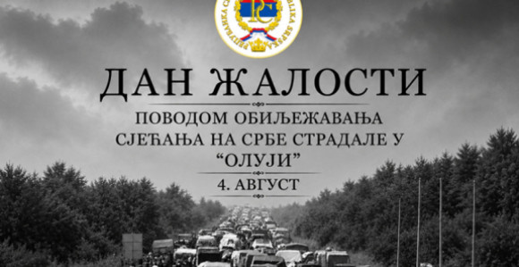 U Srpskoj danas Dan žalosti zbog stradanja Srba u "Oluji"