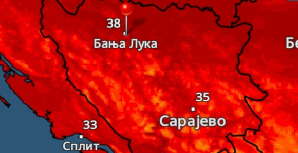Novi toplotni talas od nedelje, očekuje nas oko 40 stepeni