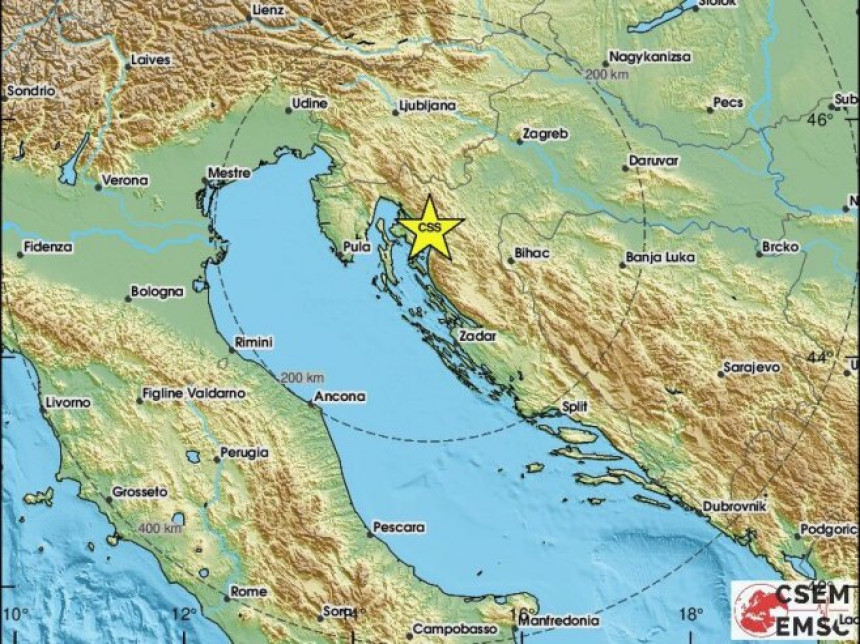 Zemljotres kod Sinja: "Cijela kuća se zatresla"